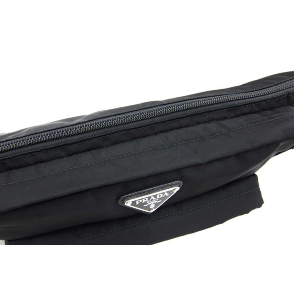 Prada Body Bag Nylon Leather Black - Picture 5 of 9